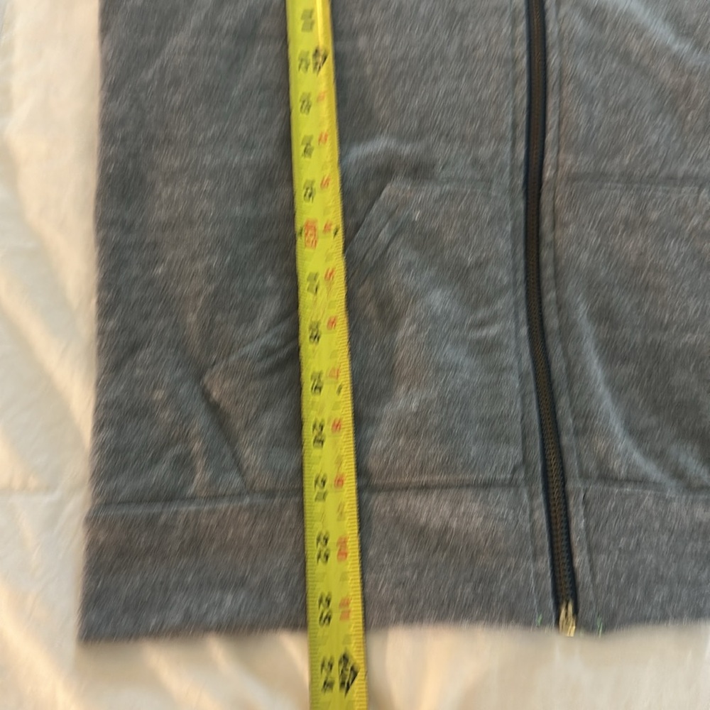 Aviator Nation  Bolt Hoodie Heather Gray Zip-Up Size Small - Picture 13 of 16